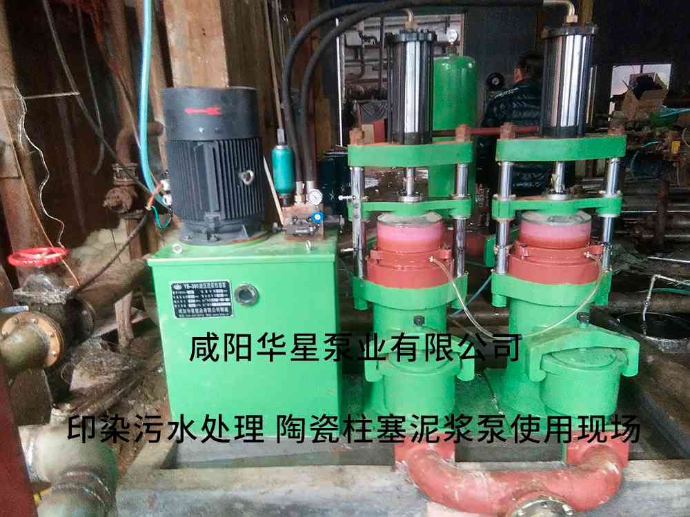 印染廠使用YBH300節能柱塞泵案例