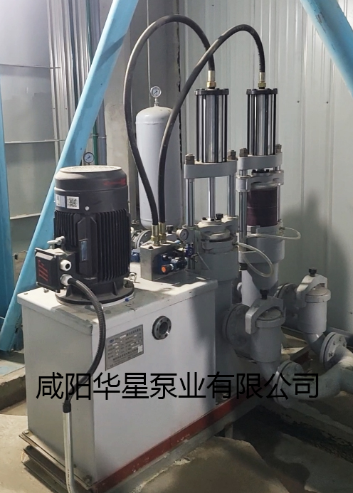 華星YBH200液壓陶瓷柱塞泥漿泵電瓷廠使用現場